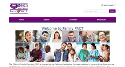 Desktop Screenshot of familypact.org